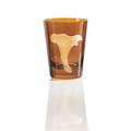 Artel Mushrooms small tumbler, chanterelle in walnut