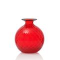 Venini Monofiori Balloton vase, h 12,5 cm, red