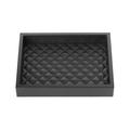 Riviere Vanity leather vide-poche, rectangular broad, black