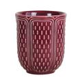 Gien Pont aux Choux tea goblet, bordeaux