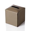 Giobagnara Suite tissue box cover, square, mud