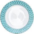 Herend Platzteller Babos, türkis-platin