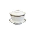 Bernardaud Athena Platin chinesische Teetasse mit Deckel