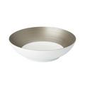 J.L Coquet Hémisphère Grey Metallic soup/salad bowl, large
