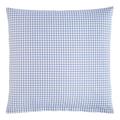 Christian Fischbacher Vichy Karo pillow case, blue, 80 x 80 cm