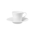 KPM Berlin breakfast cup and saucer, white