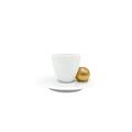 J.L Coquet Reve Gold single espresso cup with saucer