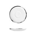 Sieger by Fürstenberg Stella Platinum saucer, coup-shaped, suitable for single espresso cup