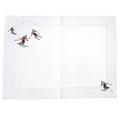 Eri Textiles Leinenplatzsets Skifahrer, 6er-Set