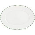 Raynaud Touraine Filet Vert oval platter, large