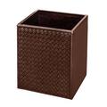 Riviere Milano waste paper basket, chocolate