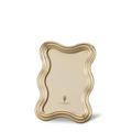 L'Objet Ripple picture frame, gold, picture size 10 x 15 cm (4'' x 6'')