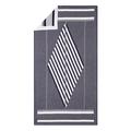 Le Jacquard Francais Bath Club bath towel, blue/white