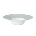 J.L Coquet Hémisphère Storm Blue deep plate with rim, medium