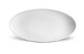 L'Objet Neptune White Platte oval, klein