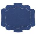 La Gallina Matta Platzset Parentesi denim/weiß