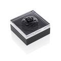 Riviere Lederbox Fiori, schwarz