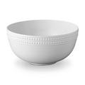 L'Objet Perlée White salad bowl