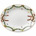 Royal Copenhagen Star Fluted Christmas oval platter