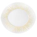 J.L Coquet Toundra Gold große Platte oval