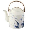 Gien Les Dépareillées Bleu japanese teapot
