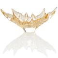 Lalique Champs-Elysées bowl, gold, l 25 cm