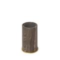 GioBagnara Positano toothbrush holder, brass & Eramosa Brown