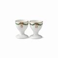 Royal Copenhagen Star Fluted Christmas egg cups, set of 2