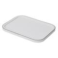 Giobagnara Polo stackable tray, rectangular, large, h 1.5 cm, white