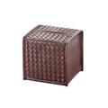 Riviere Kleenex-Hülle Milano quadratisch, chocolat