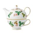 Wedgwood Wild Strawberry individuelle Teekanne mit Tasse