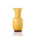 Venini Vase Opalino, H 30 cm, ambra sabbiato