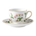 Wedgwood Wild Strawberry Leigh tea cup and saucer