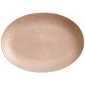 Raynaud Minéral Irisé Copper oval platter, large