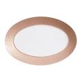 Raynaud Minéral Irisé Copper oval platter, small