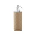 Riviere Vanity soap dispenser, chrome/taupe