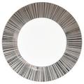 Bernardaud Silva presentation plate with platinum rim