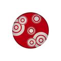Artel Saturn crystal glass bread & butter plate, red
