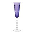 Saint-Louis Bubbles Champagne flute, purple