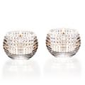 Baccarat Eye votives, clear, set of 2