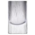 Moser Harmonic vase, smoke blue, polished