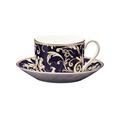 Wedgwood Cornucopia tea cup Imperial blue, and saucer blue