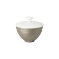 J.L Coquet Hémisphère Grey Metallic sugar bowl, small