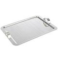 Christofle Graphik tray with handles, 42 x 32 cm