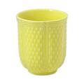 Gien Pont aux Choux tea goblet, lemon yellow