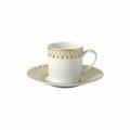 Bernardaud Soleil Levant single espresso cup and saucer