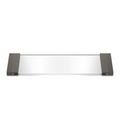 Decor Walther Tablett Pure, klares Glas & dark metal matt