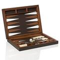 Giobagnara Noce backgammon, mocca/tobacco/white
