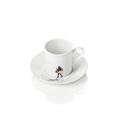 Augarten Wien People single espresso cup and saucer, shopping queen