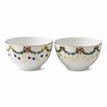 Royal Copenhagen Star Fluted Christmas bowls, 30 cl, set of 2